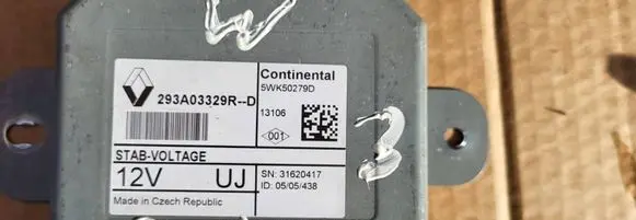 Renault Scenic III - Grand scenic III Steering rack control module 5WK50279D 31620417 293A03329R