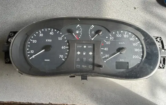 Renault Kangoo I Speedometer (instrument cluster) P8200095393A NS0037168C 216679246