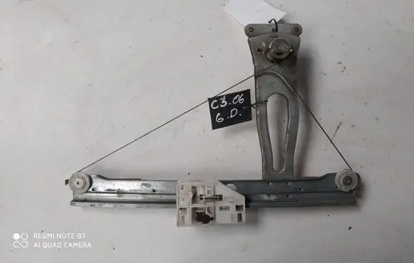 Citroen C3 Rear door manual window regulator 9680027380D 9680027380