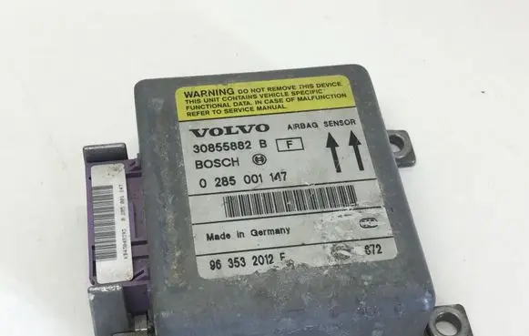 Volvo S40, V40 Airbag control unit/module 30855882 0285001147