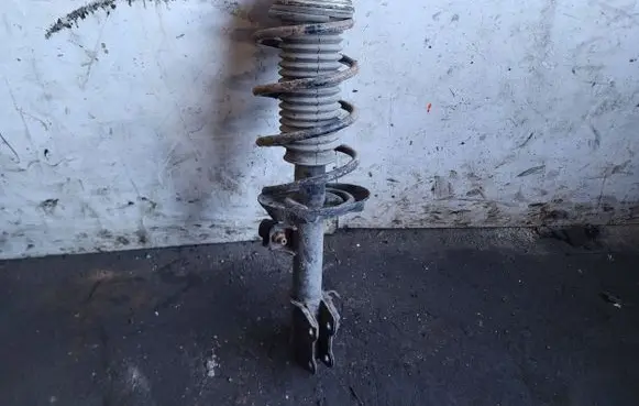 Opel Corsa D Front shock absorber with coil spring 383369EGT