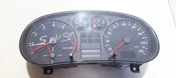 Audi A3 S3 8L Speedometer (instrument cluster) 8l0919860e 88311245