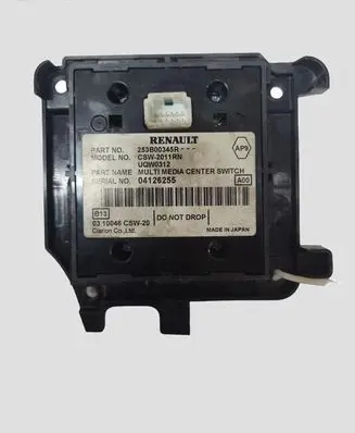 Renault Megane III Head unit multimedia control 253B00345R 04126255 0310046