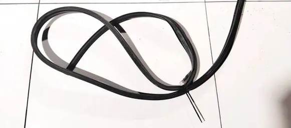 Opel Meriva A Rubber seal front coupe door 