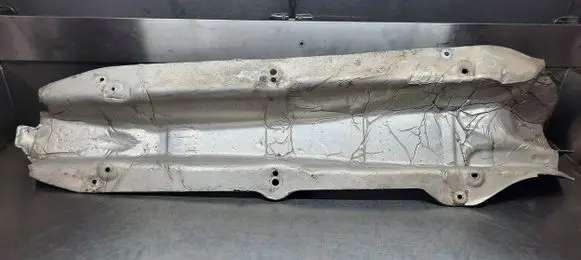 Heat shield in engine bay