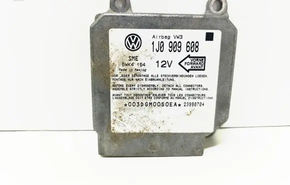 Seat Alhambra (Mk1) Airbag control unit/module 1J0909608