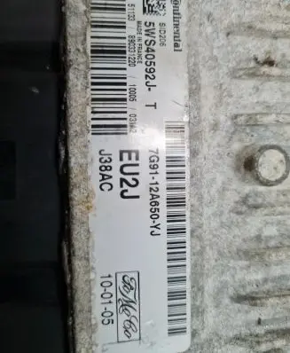 Ford Mondeo MK IV Engine control unit/module 7G9112A650YJ