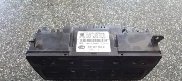 Audi A6 S6 C5 4B Climate control unit 4B0820043G 5HB00760401