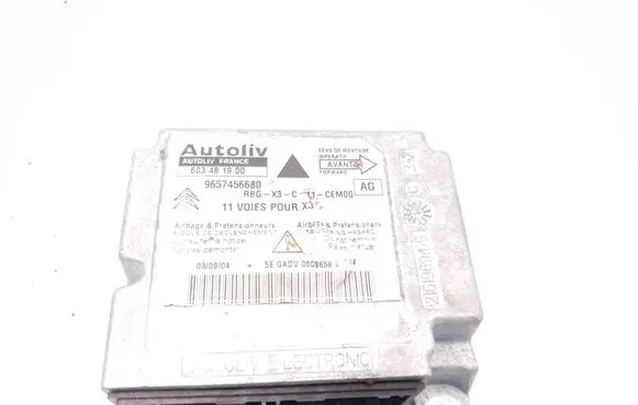Citroen C5 Airbag control unit/module 603481900 9657456680