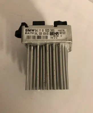 BMW X3 E83 Heater blower motor/fan resistor 64116920365