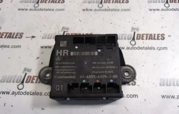 Mercedes-Benz E W212 Door control unit/module A2189001501