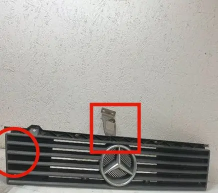 Mercedes-Benz 100 W631 Front bumper upper radiator grill 6317510218