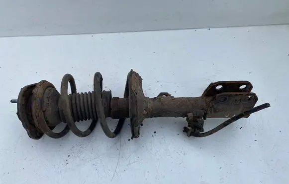 Front shock absorber with coil spring