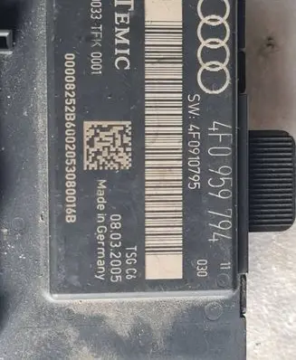 Audi A6 S6 C6 4F Door control unit/module 4F0959794 4F0910795