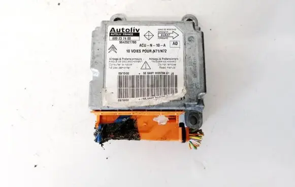 Citroen Xsara Airbag control unit/module 600237400 9642927780
