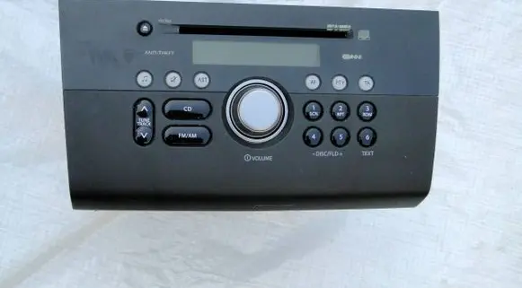 Fiat Sedici Radio/CD/DVD/GPS head unit 3910162J20BH CQMX0673G 3910162J2