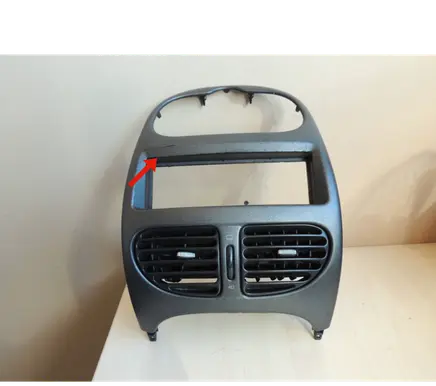 Peugeot 206 CC Dash center air vent grill 43117277 43007377 43007477