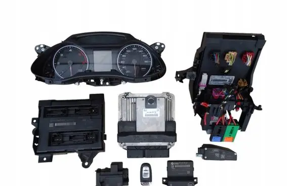 Audi A4 S4 B8 8K Engine ECU kit and lock set 8K0907352A ZZ0906780 03L906022TN
