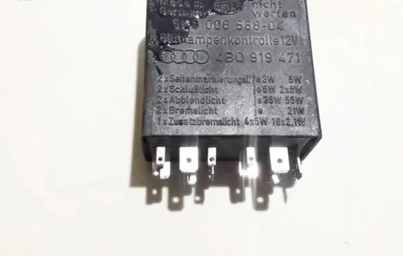 Skoda Fabia Mk1 (6Y) Other relay 4b0919471 5kg006568-04