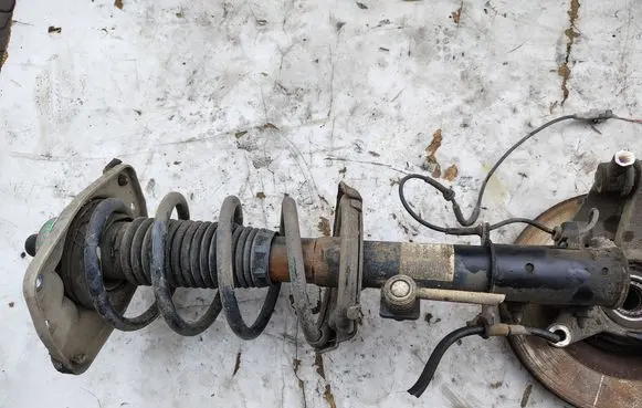 Peugeot Expert Front shock absorber with coil spring