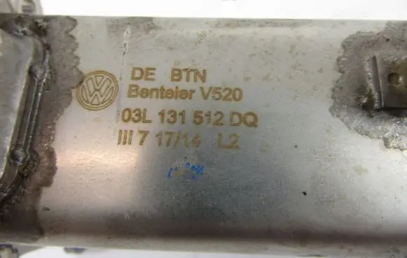 Volkswagen PASSAT CC EGR valve cooler 03L131512DQ