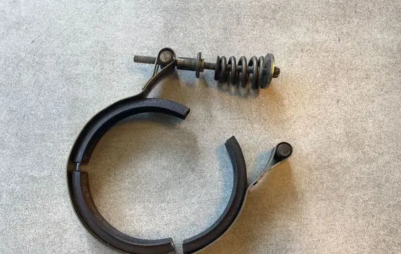 BMW X5 E70 Muffler pipe connector clamp 18207793677