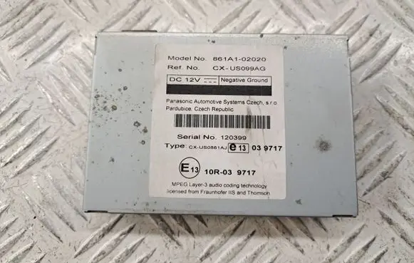 Toyota Verso Other control units/modules 861A102020 CXUS099AG