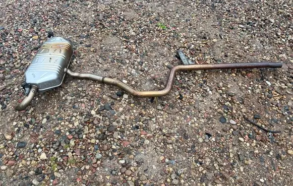 Mercedes-Benz GLA H247 Muffler/silencer A2474910400