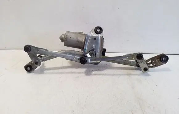 Front wiper linkage and motor
