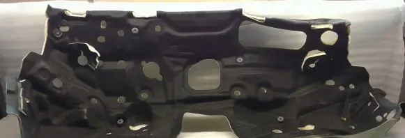 Heat shield in engine bay