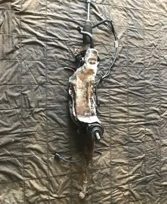Volkswagen PASSAT B6 Steering rack 3C2423051T 1K2909144M