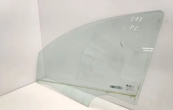 Opel Karl Front door window glass four-door 43R000381 DOT748AS2M32