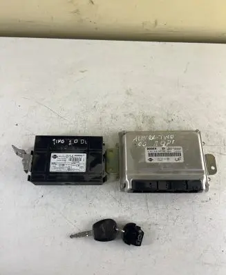 Nissan Almera Tino Engine ECU kit and lock set 5WK48512 0281010265 28SA4560