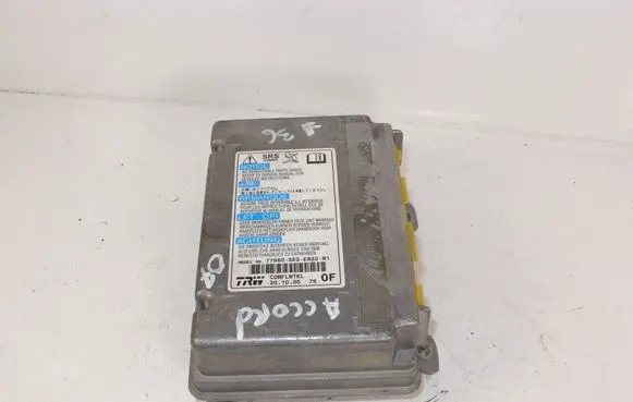 Honda Accord Airbag control unit/module 77960SEGE822M1