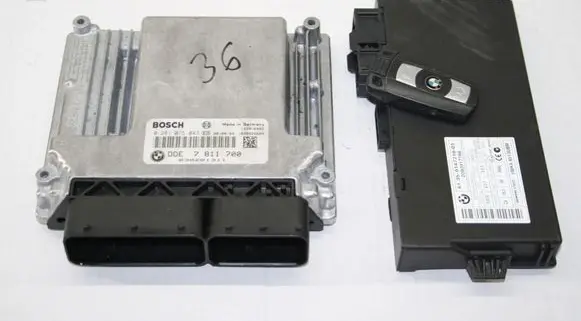 BMW 3 E90 E91 Engine ECU kit and lock set 7811700