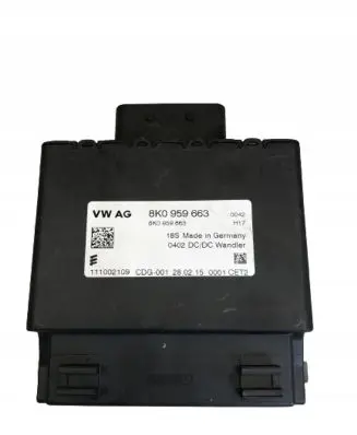 Audi A4 S4 B8 8K Voltage converter/converter module 8K0959663