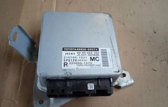 Toyota Yaris Power steering control unit/module 896500D274
