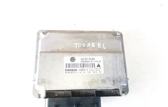 Volkswagen Touareg I Gearbox control unit/module 0AD927755BG H19S0126 5WK22070