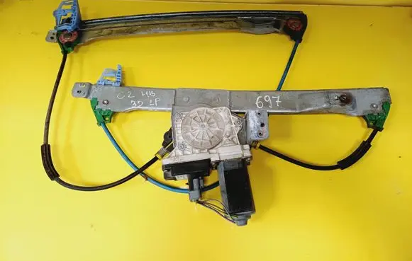 Citroen C2 Front door window regulator with motor 0206011002 9641241380