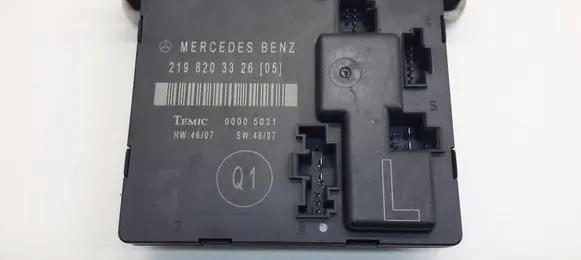 Mercedes-Benz CLS C219 Door control unit/module A2198203326