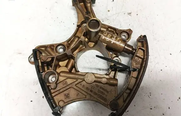 Audi A6 S6 C6 4F Slide rail for timing chain 06e109218h f-346223