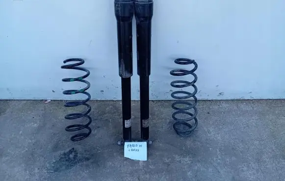 Front shock absorber with coil spring
