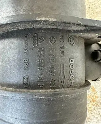 Audi A6 S6 C6 4F Mass air flow meter 074906461B