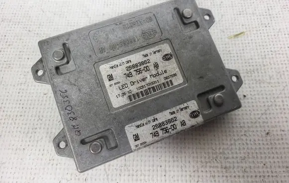 Cadillac Escalade LED ballast control module 74975600AB 25883862 009908