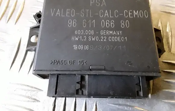 Citroen C6 Parking PDC control unit/module 9661106680 603006