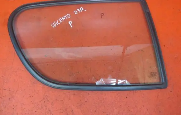 Fiat Seicento/600 Rear door window glass 43R-000922 DOT618M20AS2 AS2
