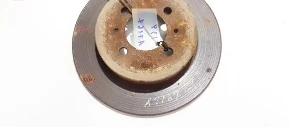 Nissan Almera Rear brake disc neventiliuojamas