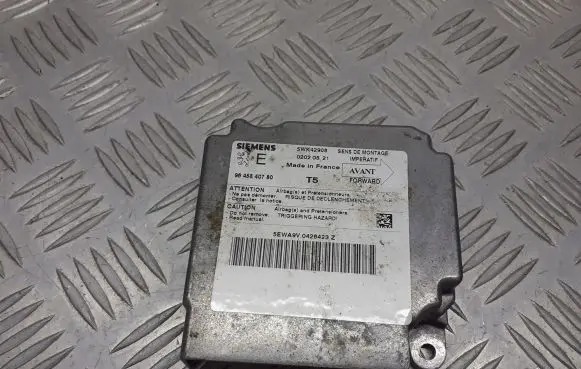 Peugeot 307 Airbag control unit/module 9645840780