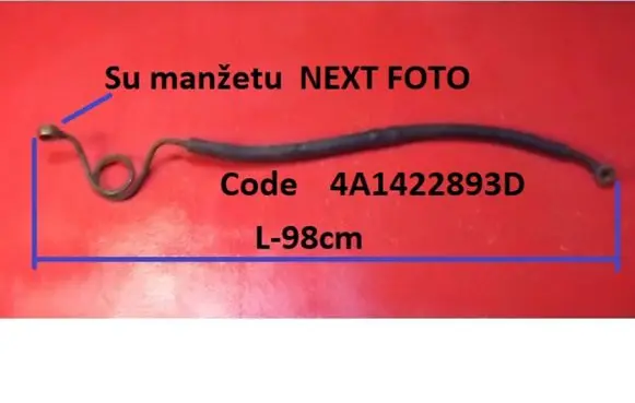 Audi 100 200 5000 C3 Power steering hose/pipe/line 4A1422893D