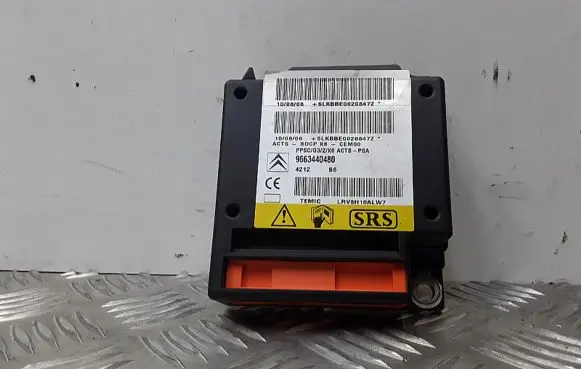 Citroen C6 Airbag control unit/module 9663440480